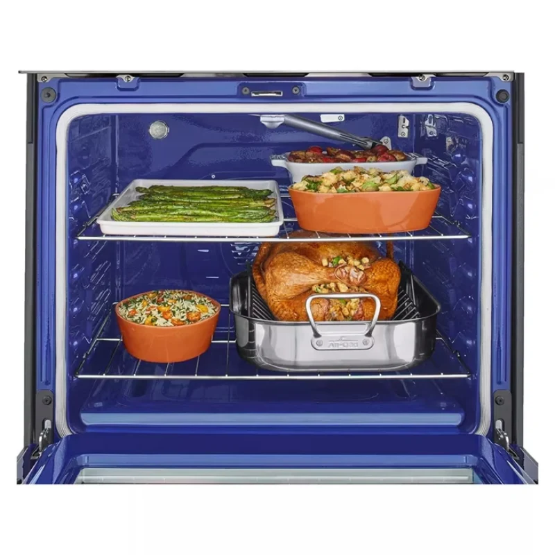 LG LRGL5823D 5.8 cu. ft. Smart Fan Convection Gas Range with Air Fry & EasyClean - Black Stainless Steel - Image 12