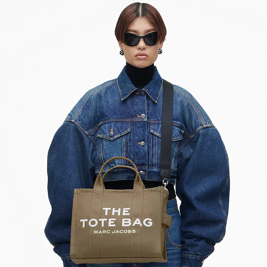 Marc Jacobs The Medium Tote Bag - Slate Green - Image 8