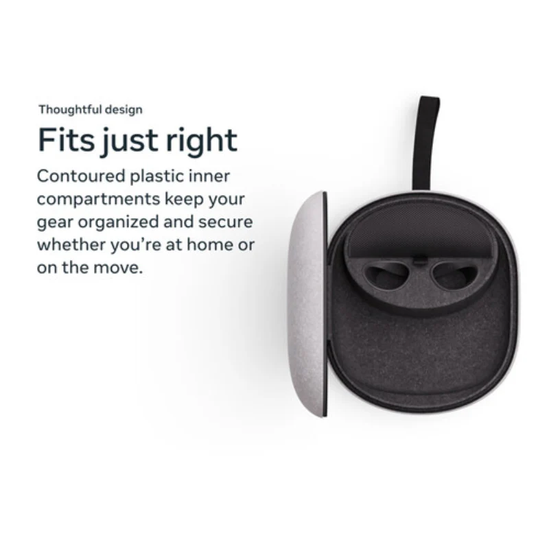 Meta Quest SK-1000044-01 Compact Carrying Case for Quest 3/3S - Gray - Image 4