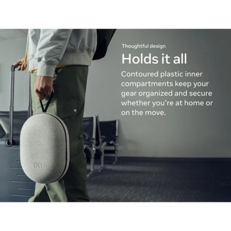 Meta Quest SK-1000045-01 Carrying Case for Quest 3/3S - Gray - Image 7