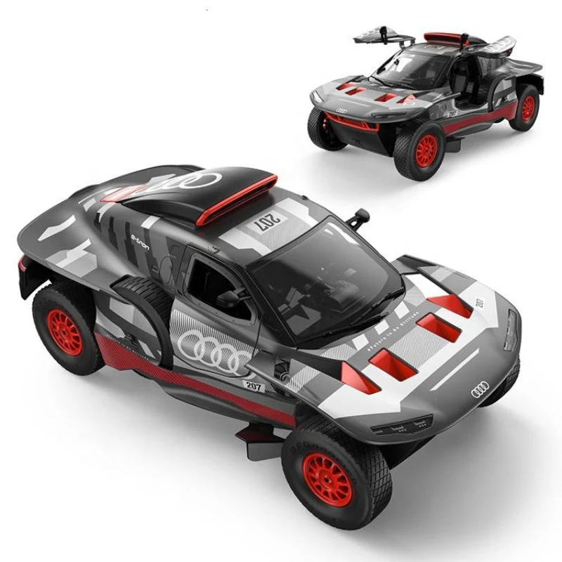 Rastar 1:14 Scale Audi Rs Q E-Tron E2 Remote Control Car - Black/Red - Image 3