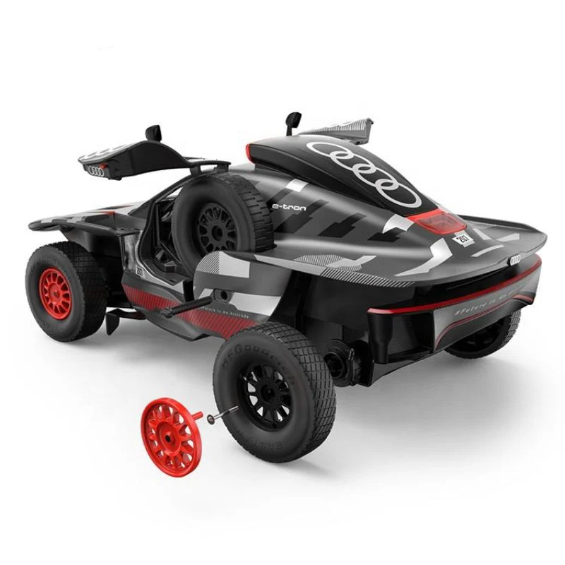 Rastar 1:14 Scale Audi Rs Q E-Tron E2 Remote Control Car - Black/Red - Image 4