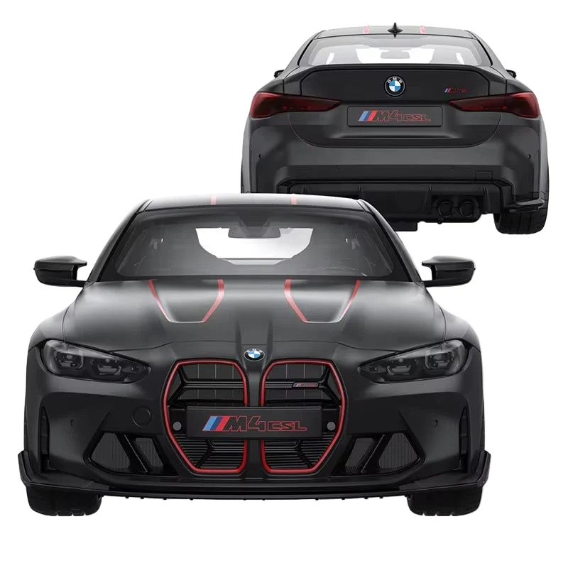 Rastar 1:16 Scale BMW M4 CSL Remote Control Car - Black - Image 3