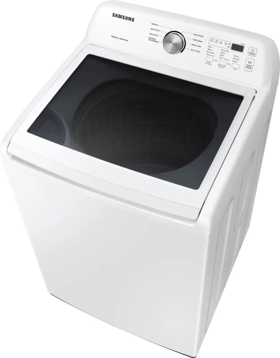 Samsung 4.5 Cu. Ft. High-Efficiency Top Load Washer with Vibration Reduction Technology+ - White - Image 3