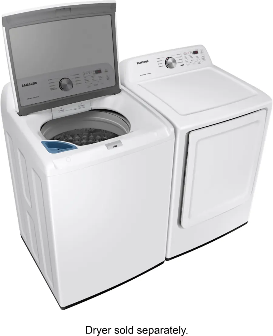 Samsung 4.5 Cu. Ft. High-Efficiency Top Load Washer with Vibration Reduction Technology+ - White - Image 9