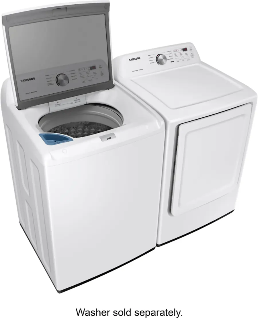 Samsung 7.2 Cu. Ft. Gas Dryer with Sensor Dry - White - Image 10