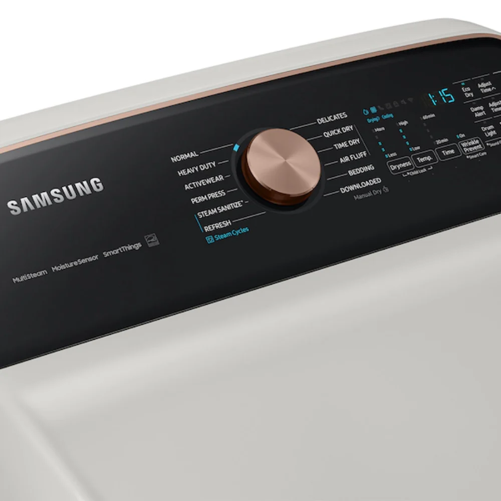 Samsung 7.4 cu. ft. Dryer with Steam Sanitize+ - White - Image 5