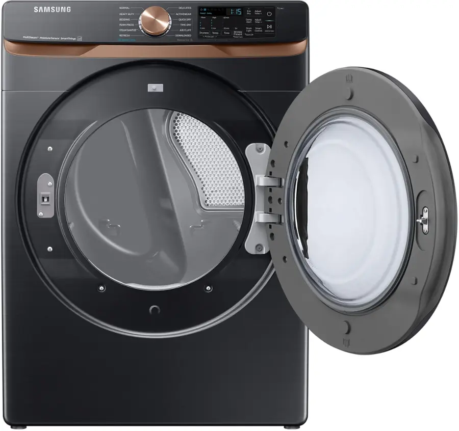 Samsung DVE50BG8300 7.5 Cu. Ft. Stackable Smart Electric Dryer with Steam and Sensor Dry - Image 4