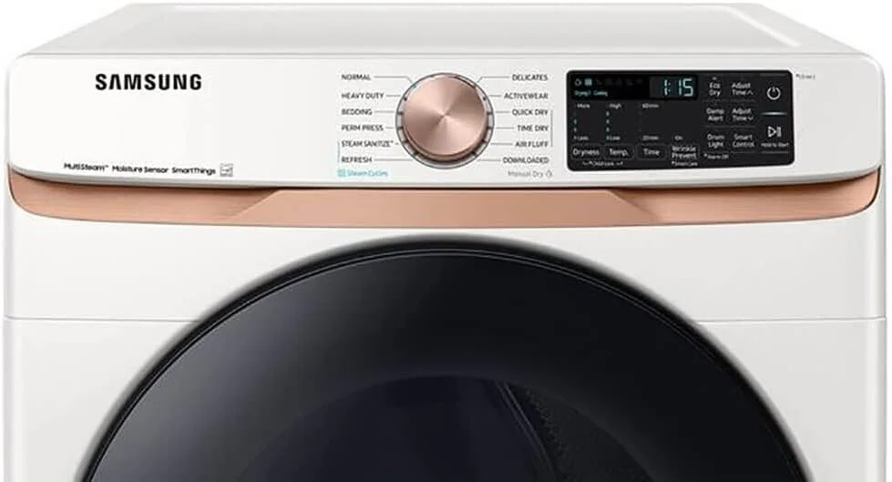 Samsung DVE50BG8300 7.5 Cu. Ft. Stackable Smart Electric Dryer with Steam and Sensor Dry - Image 8
