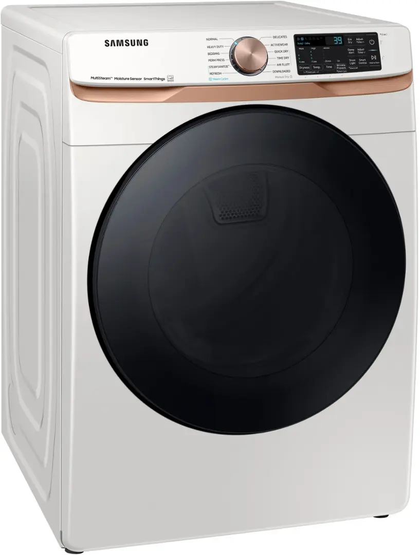 Samsung DVE50BG8300 7.5 Cu. Ft. Stackable Smart Electric Dryer with Steam and Sensor Dry - Image 9