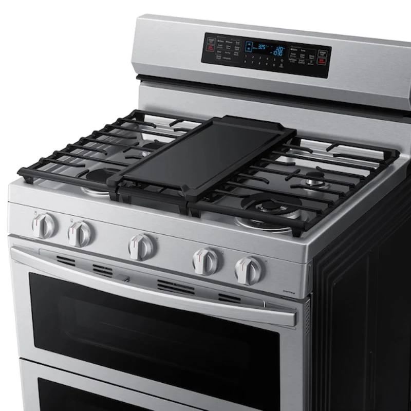 Samsung NX60A6751SS 6.0 cu. ft. Smart Freestanding Gas Range with Flex Duo - Stainless Steel - Image 9