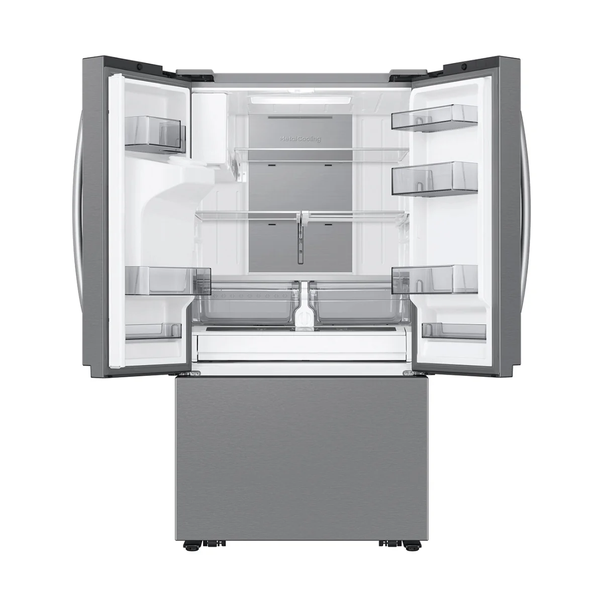 Samsung RF32CG5900SR 30 cu.ft. 3-Door French Door Smart Refrigerator with Family Hub - Stainless Steel - Image 3