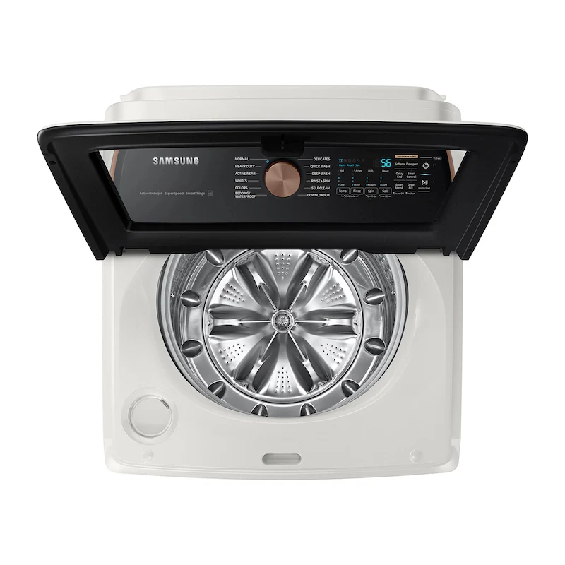 Samsung WA55CG7500AE 5.5 cu. ft. Top Load Washer with Auto Dispense System - White - Image 4