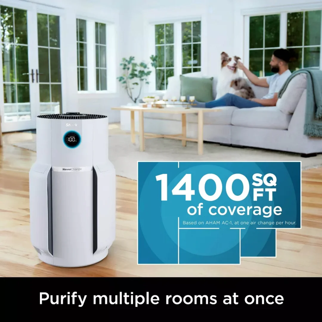 Shark - NeverChange Air Purifier MAX - White - Image 4
