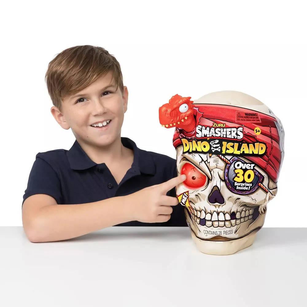 Smashers Dino Island Giant Skull, Multicolor - Image 9