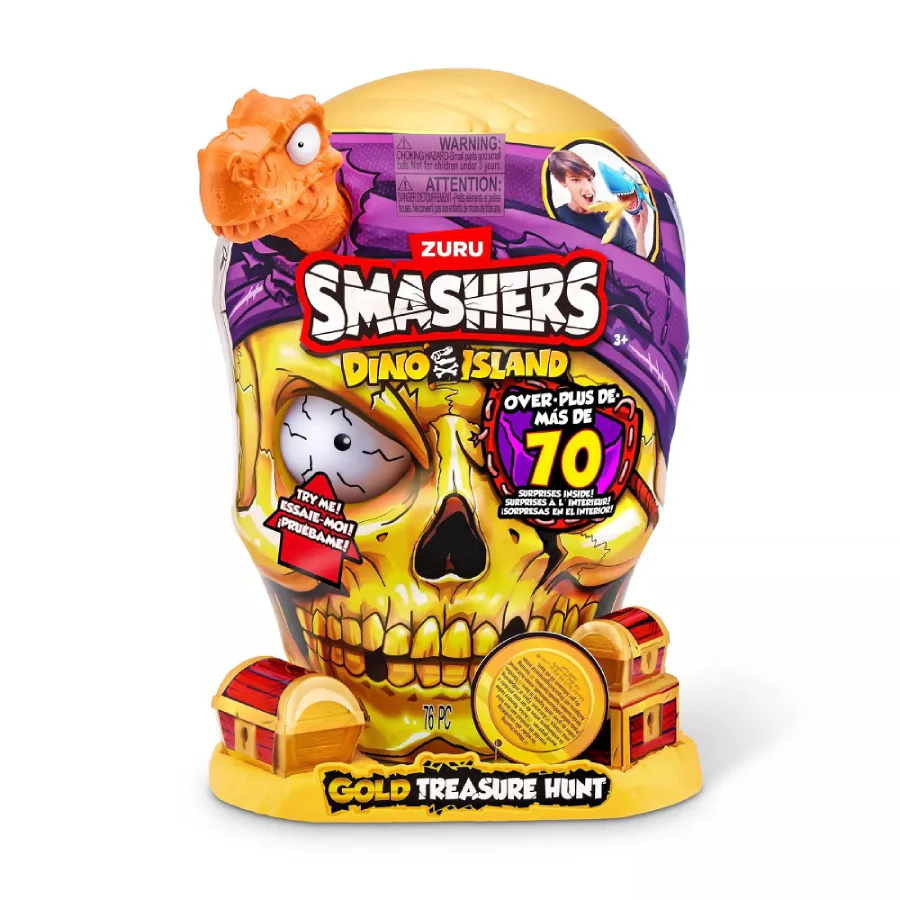 Smashers Dino Island Gold Treasure Hunt Mini Figure Set - Assortment - Image 5