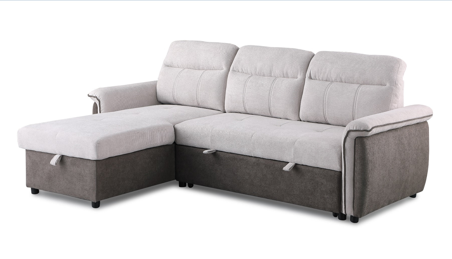 Sofa Bed by Best Home - Gray Brown - Image 3