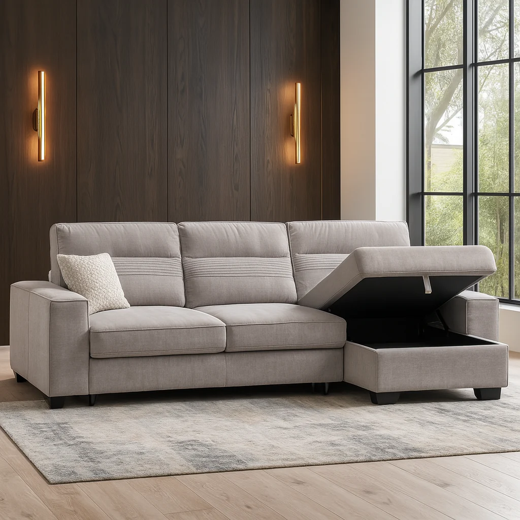 Sofa Sleeper by Best Home - Brown - Image 3