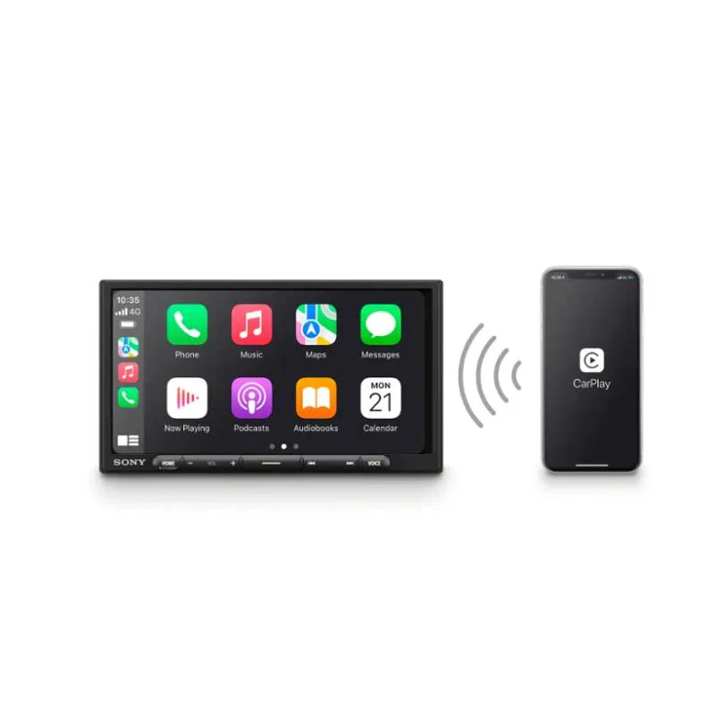 Sony XAV-AX4000 6.95" Wireless CarPlay/Android Auto Media Receiver - Black - Image 6