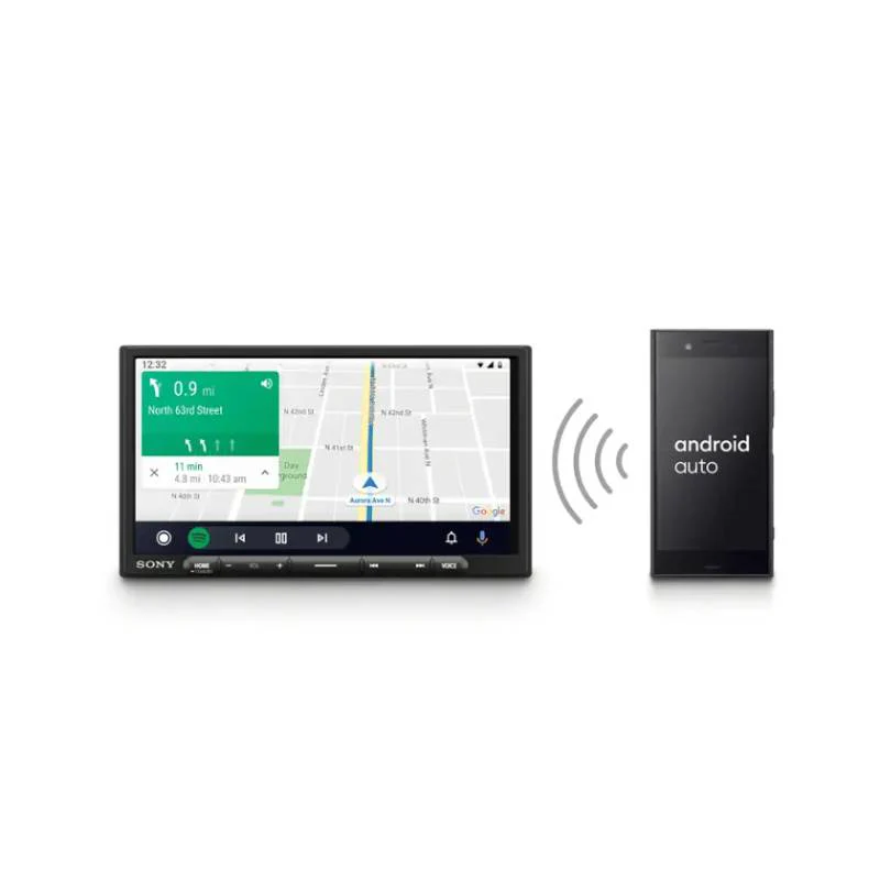 Sony XAV-AX4000 6.95" Wireless CarPlay/Android Auto Media Receiver - Black - Image 7