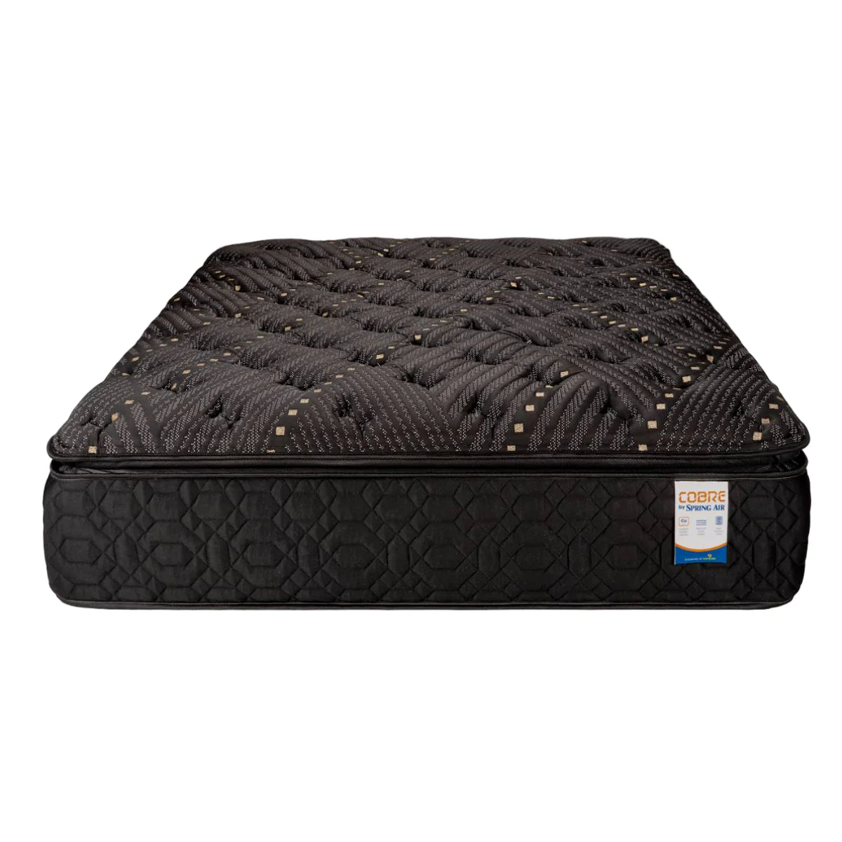 Spring Air Cobre Pillow Top Mattress - Black - Image 7
