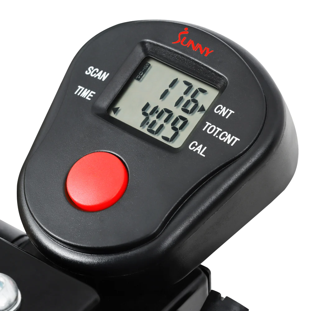 ?Sunny Health & Fitness Air Walk Trainer Glider Exercise Machine - Black - Image 4