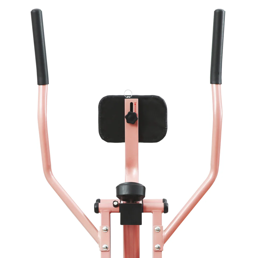 ?Sunny Health & Fitness Air Walk Trainer Glider Exercise Machine - Rose Gold - Image 4
