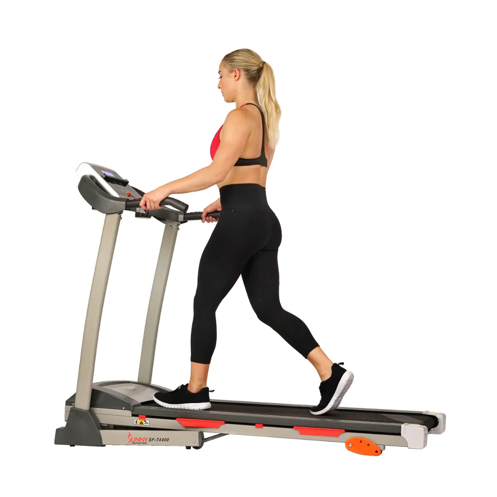 ?Sunny Health & Fitness Treadmill with Manual Incline And Display - Image 4