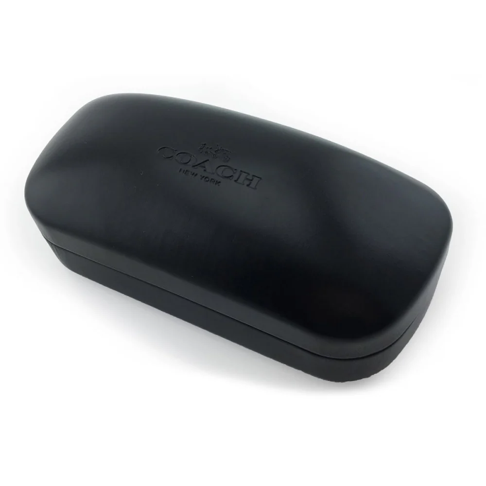 These Coach 0HC7128 shiny rose gold sunglasses have an aviator style and a brown pink gradient lens color. - Image 4