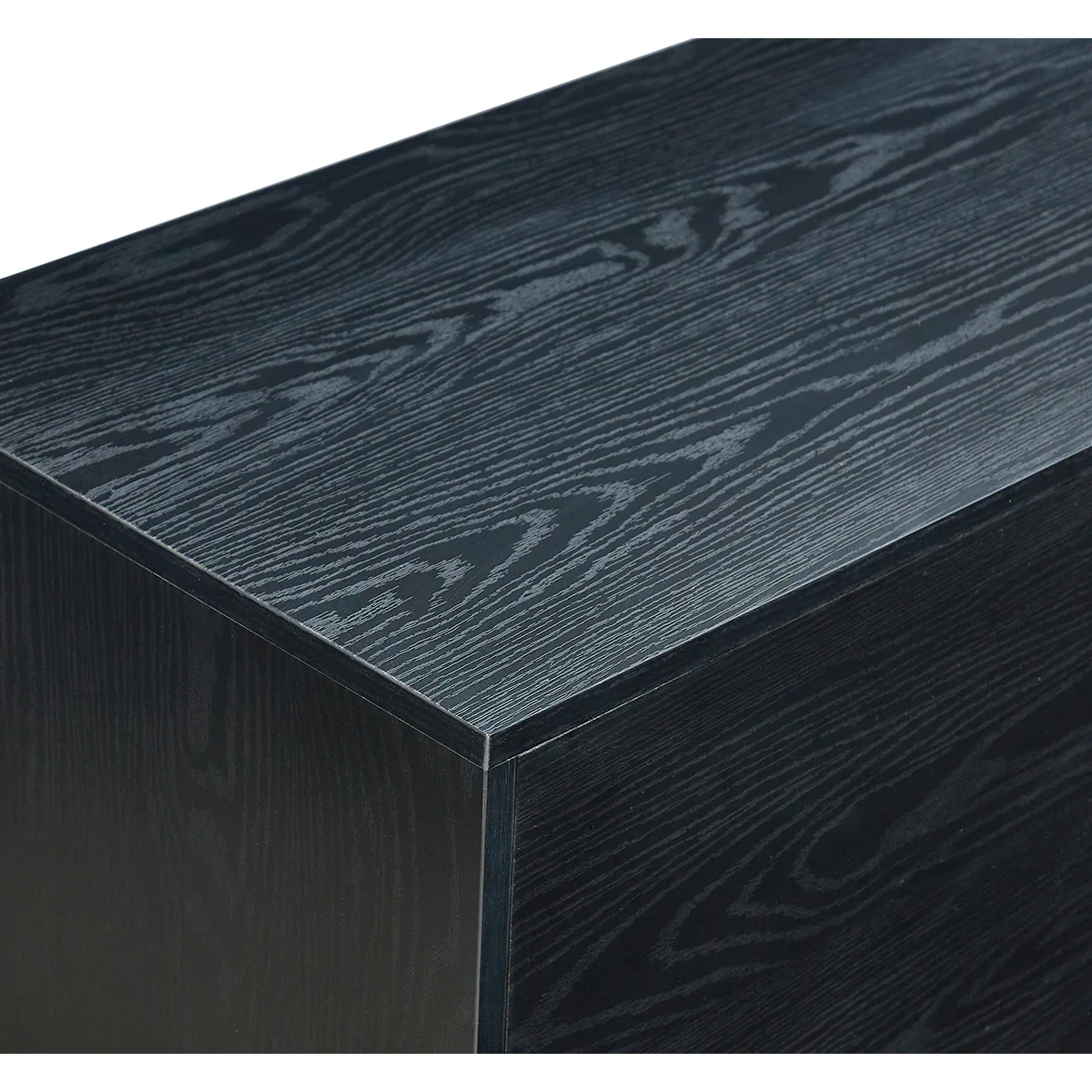 TV Console Cabinet for TVs up to 75" with 2 doors by Lumi  - Black - Image 4