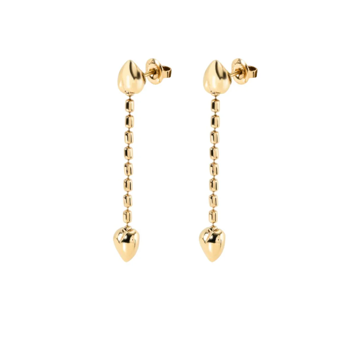 UNOde50 Beloved Women's Small Hearts Earrings in Metal - Image 5