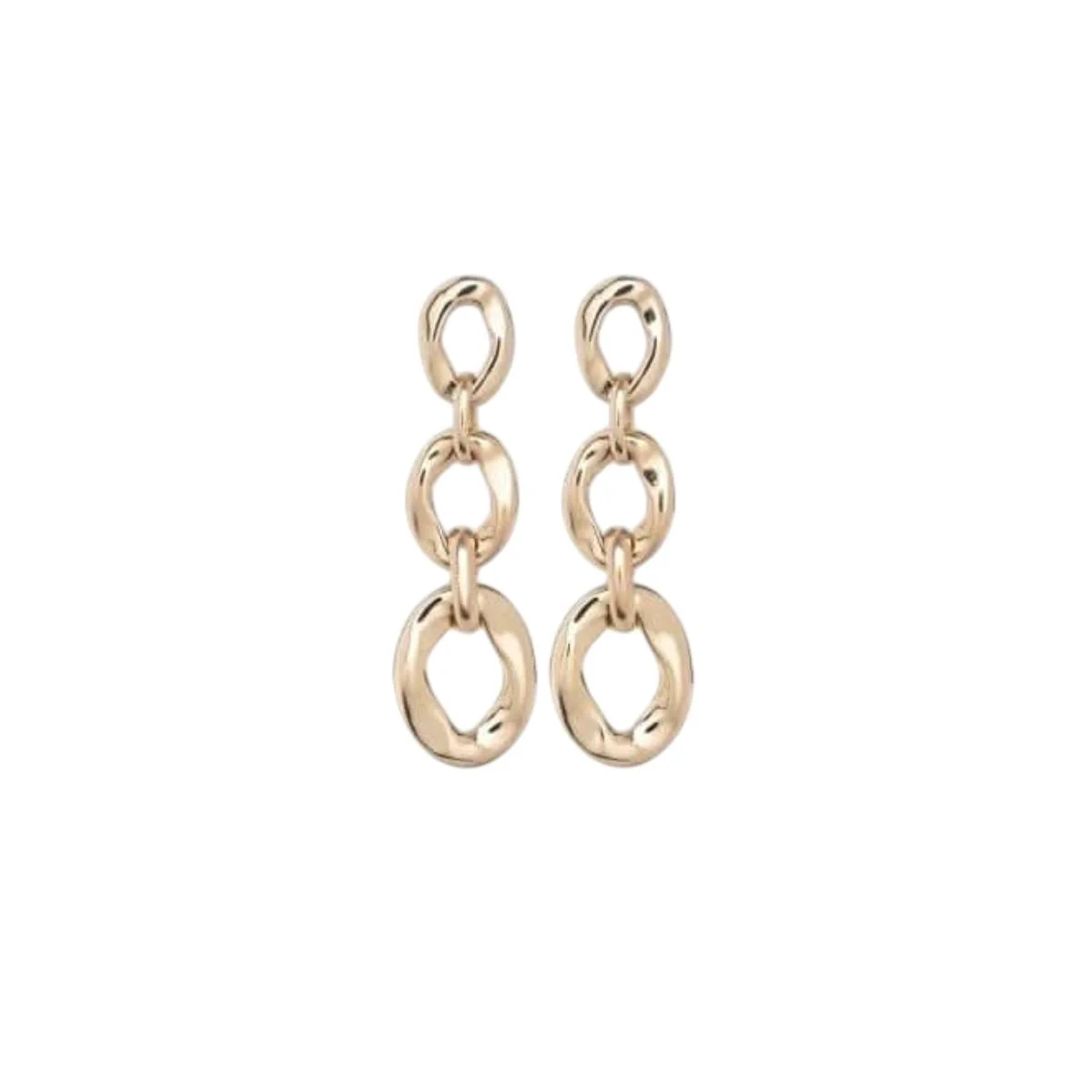UNOde50 Joyful Women's Three Links Drop Earrings in Metal - Image 4