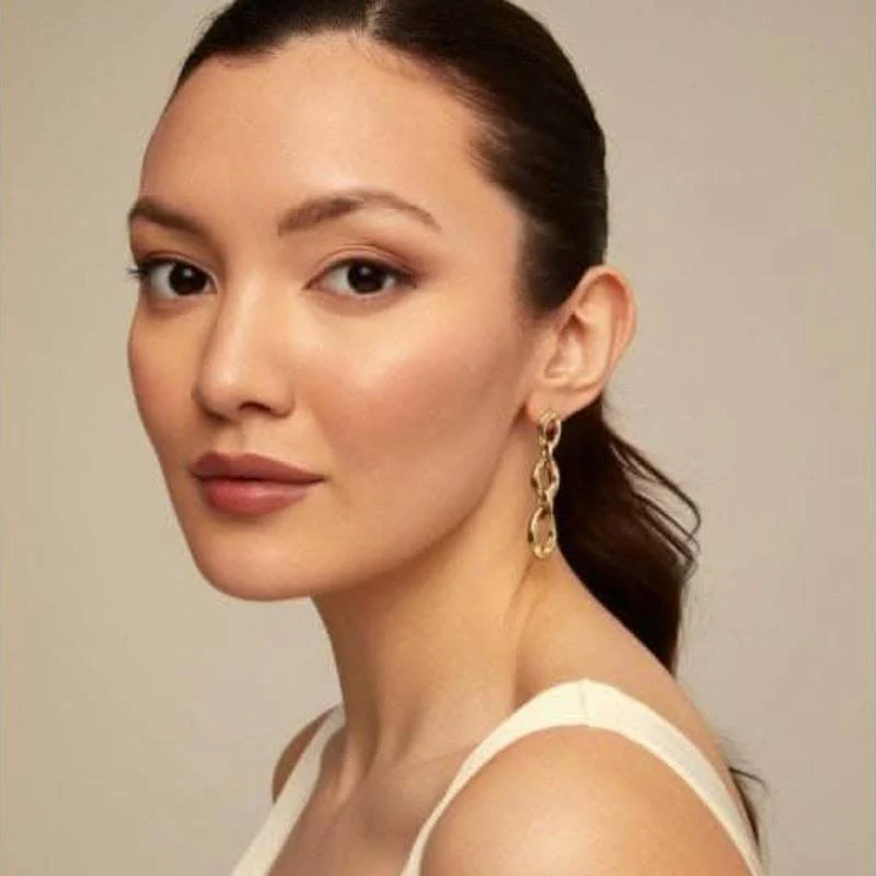 UNOde50 Joyful Women's Three Links Drop Earrings in Metal - Image 6