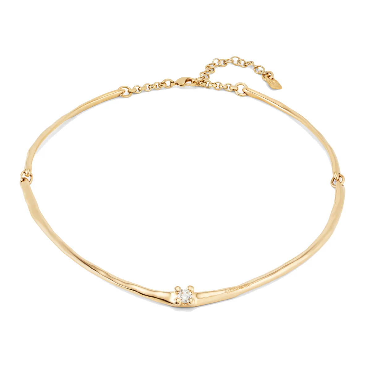 UNOde50 Spiritual Women's White Cubic Zirconia Choker Necklace in Metal Alloy - Image 5