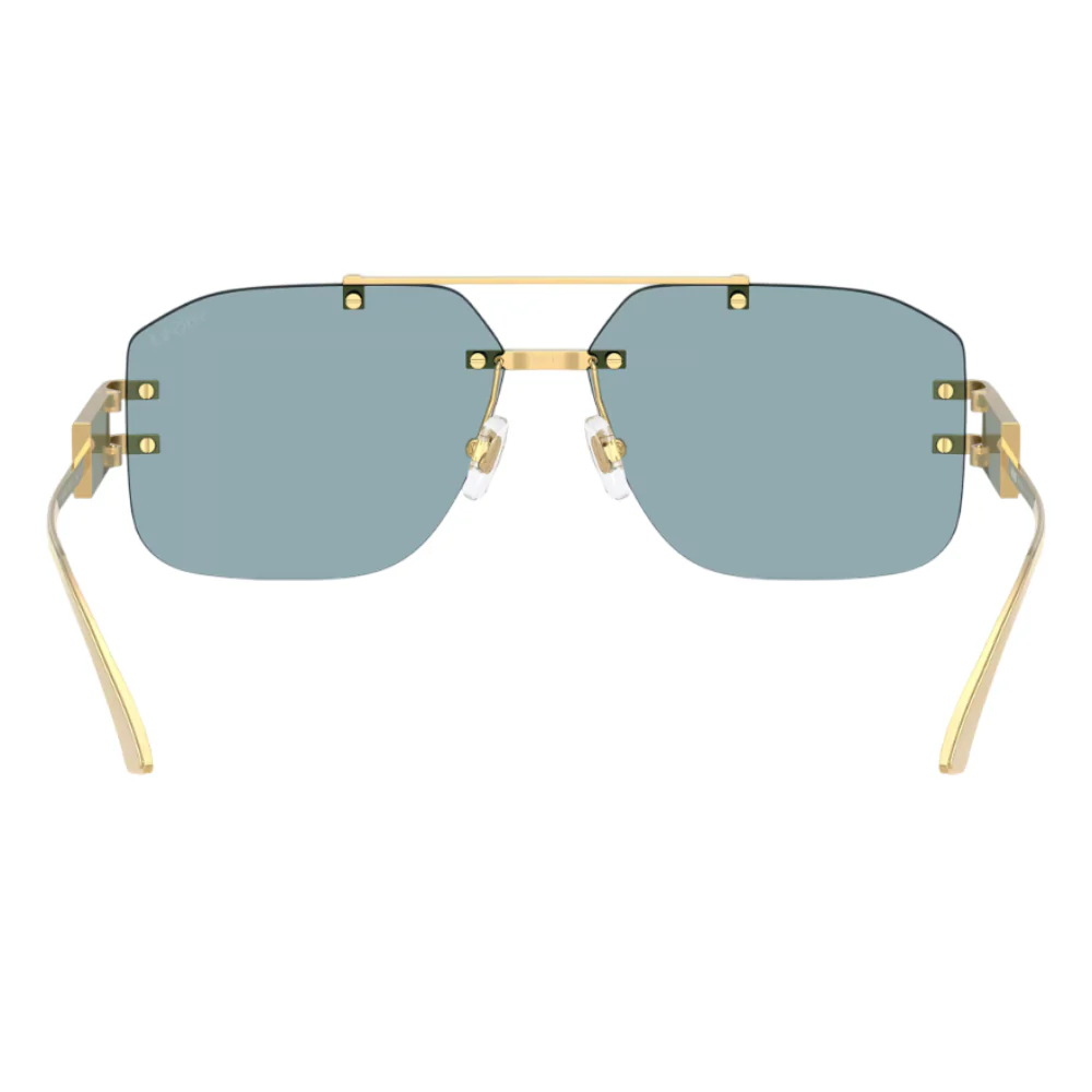 Versace Men's Geometric Solid Color Sunglasses - Image 4
