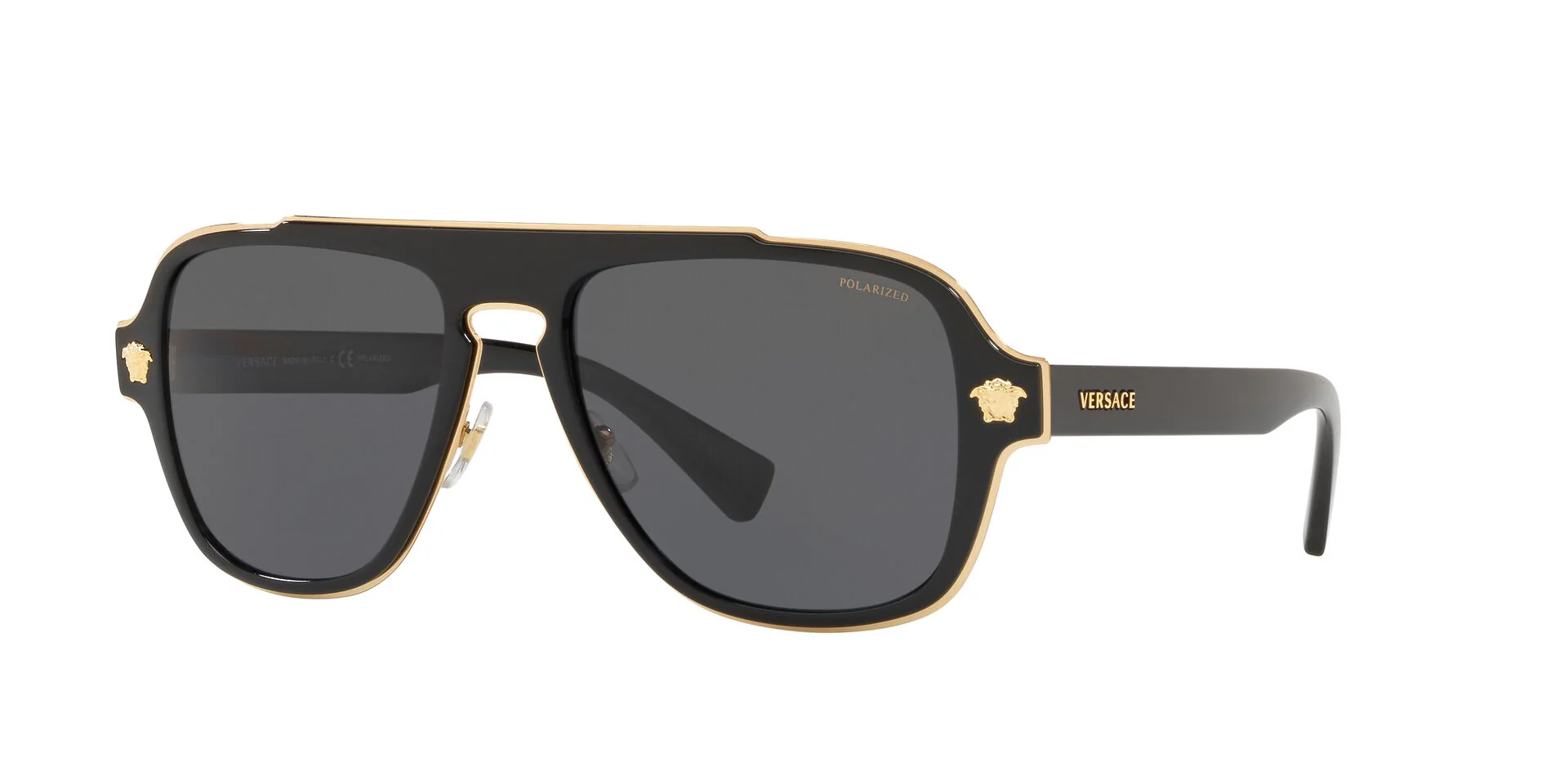 Versace Men's VE2199 Pilot Polarized Sunglasses - Image 3