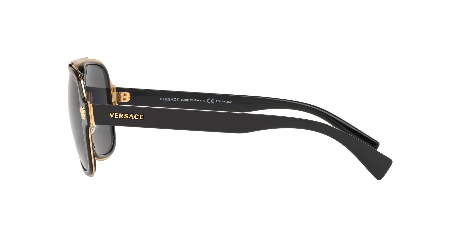 Versace Men's VE2199 Pilot Polarized Sunglasses - Image 4