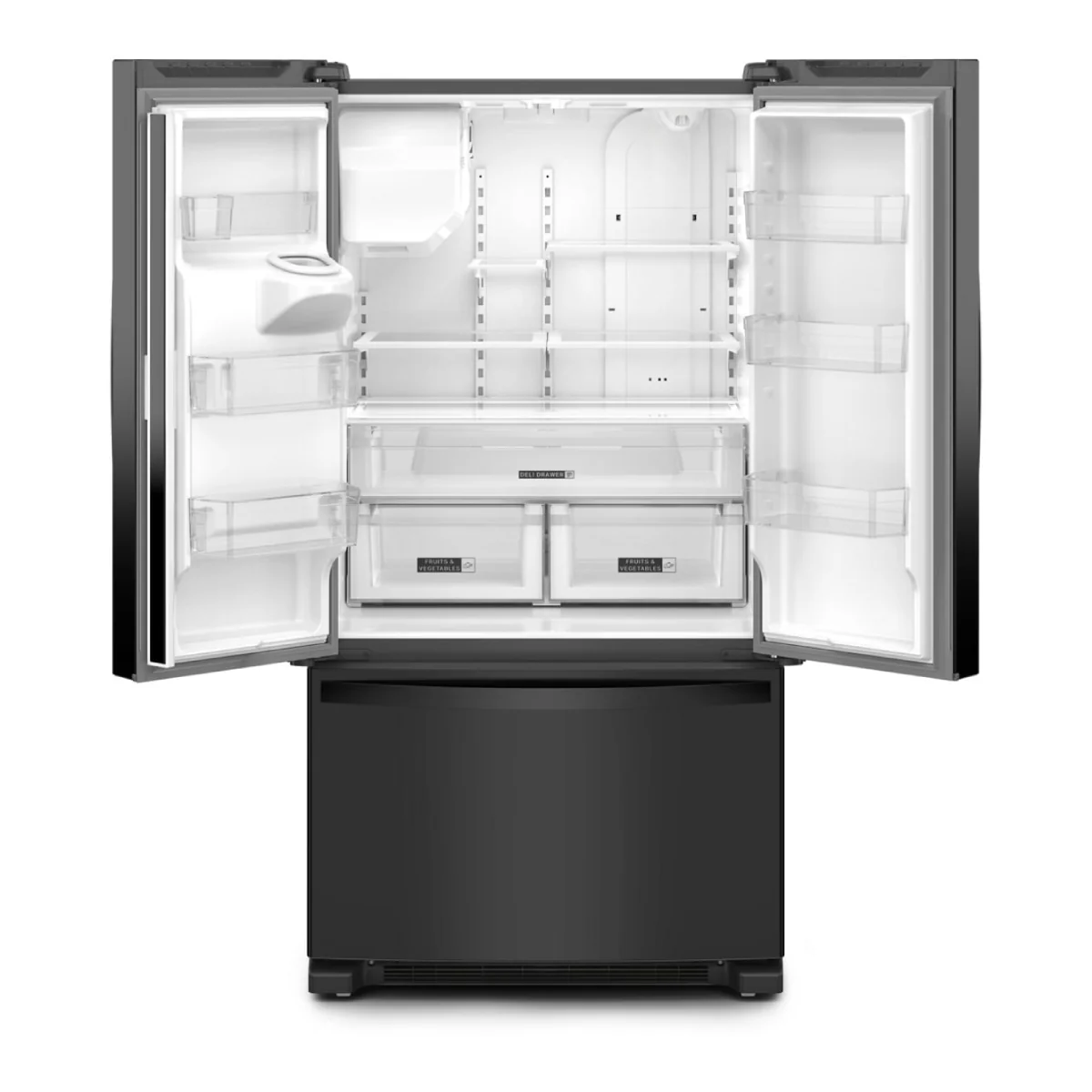 Whirlpool 25 cu. ft. Wide French Door Bottom Mount Refrigerator with External Ice/Water Dispenser - Image 4