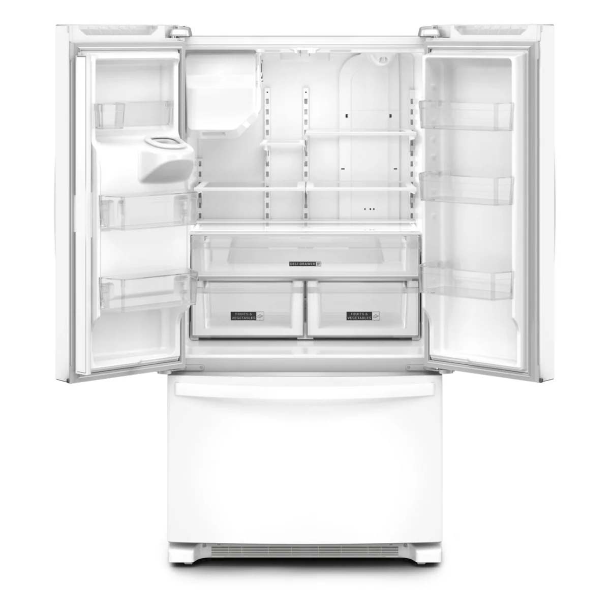 Whirlpool 25 cu. ft. Wide French Door Bottom Mount Refrigerator with External Ice/Water Dispenser - Image 9