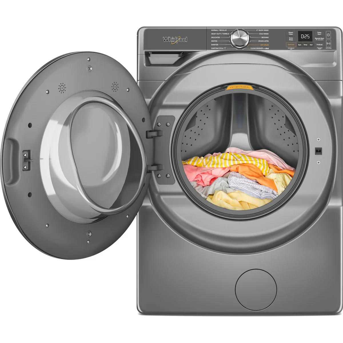 Whirlpool 5 Cu. Ft. Front Load Smart Washer - Radiant Silver - Image 5